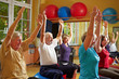 Photo: Gymnastik im Fitnesscenter Gymnastik im Fitnesscenter