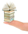 Finger and books Finger and books
