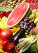 Fresh fruits and vegetables at the market