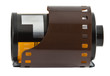 Photo film on a white background