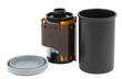 Photo film on a white background