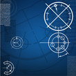 abstract techno background. vector. EPS10