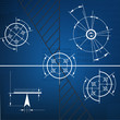 abstract techno background. vector. EPS10