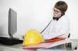 Architekt im Büro