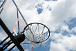 Basketball Hoop Against Clouds