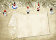 Holiday greeting card  with envelope
