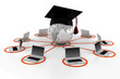 3d e-learning concept