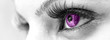 Purple Eye - Beautiful, Feminine Purple Eye - Beautiful, Feminine