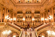 the interior of grand Opera in Paris