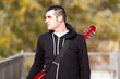 Guitarist Standing Outside Guitarist Standing Outside