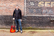 Guitarist Standing Outside Guitarist Standing Outside