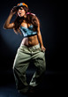 young nice girl dancing modern dances young nice girl dancing modern dances