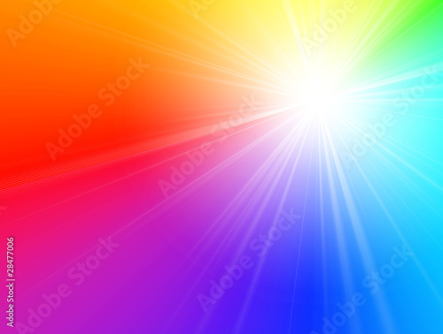 Illustration: Spectrum starburst Spectrum starburst