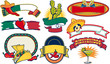 Vetor: mexican restaurant vector elements mexican restaurant vector elements