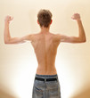 Strong arms and back