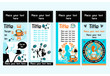 Collection vertical business cards templates, banners, flyers. C Collection vertical business cards templates, banners, flyers. C