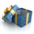 open gift boxes over white background open gift boxes over white background