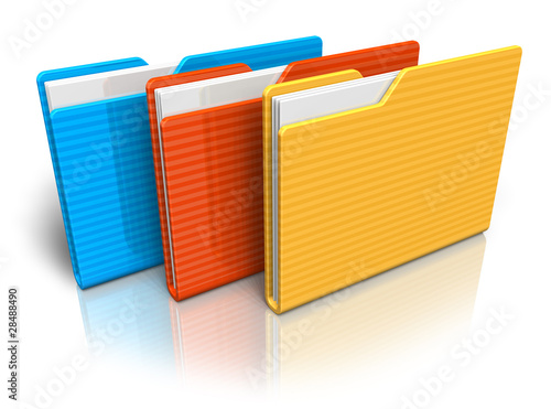 Illustration: Color folders Color folders