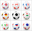 Ilustración: Set soccer ball Set soccer ball