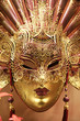 Venetian carnival mask with gold Venetian carnival mask with gold