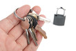 Padlock with key