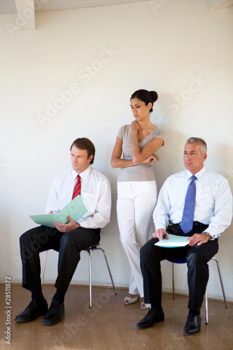 Photo: At a job interview At a job interview