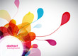 abstract colored background with circles.