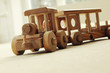 Wooden toy train