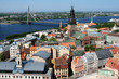 riga e daugava dall'alto