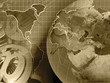 Computer background in sepia