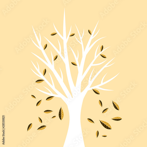 Illustration: Falling leaves illustration Falling leaves illustration