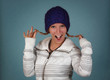 woman wearing winter clothes