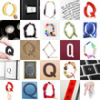 Collage of Letter Q