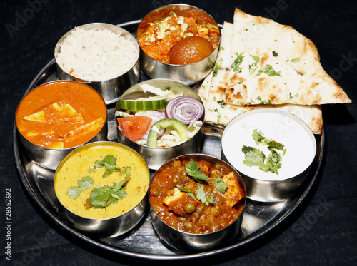 Photo: indian thali combo indian thali combo