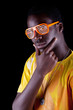 Afro amerocan teenager