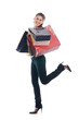 Smiling shopper