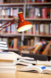 In library