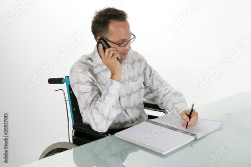 Photo: Handicap travail notes Handicap travail notes