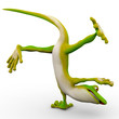 gecko cartoon freestyle breack dance