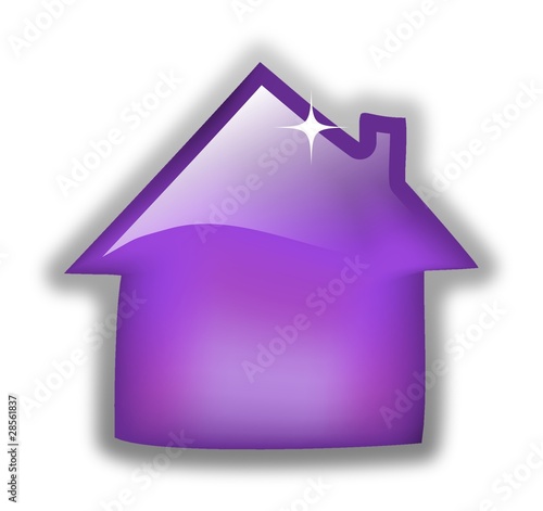 Purple Home Icon