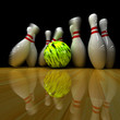 Yellow ball does strike!