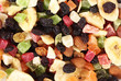 dried fruits texture