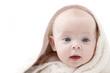 Baby bathrobe.