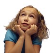 A Girl Looking Up