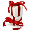 2 weiße Geschenke