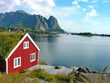 Red house in Lofoten