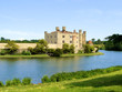 Leeds Castle and moat, England Leeds Castle and moat, England