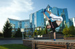 The dancer in a city