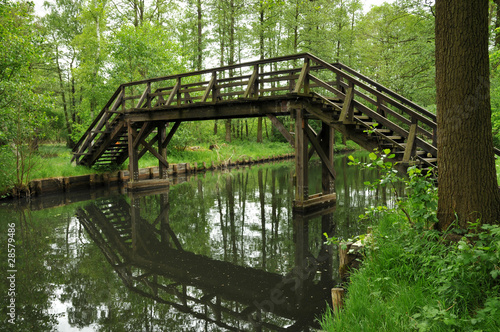 Foto: Brücke im Spreewald Brücke im Spreewald