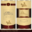vintage - etikett - label - royal - frame - antique - vector